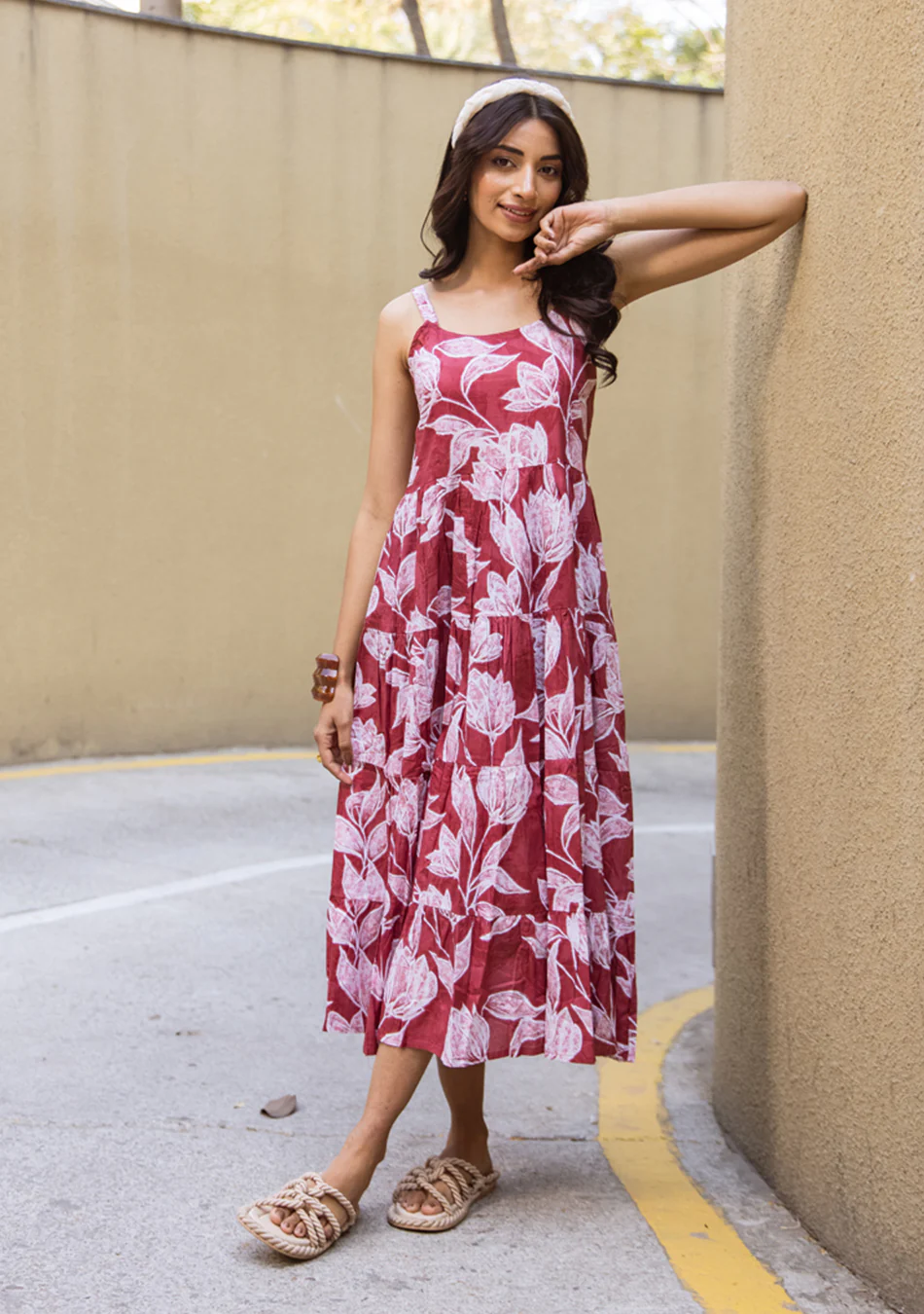 Aravalii Jardin Rouge Dress - Image 11