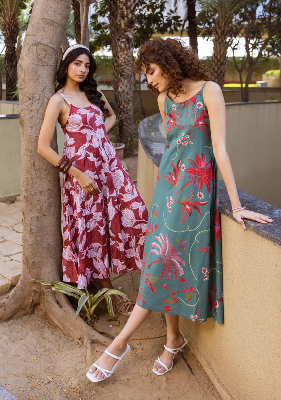 Aravalii Jardin Rouge Dress - Image 14