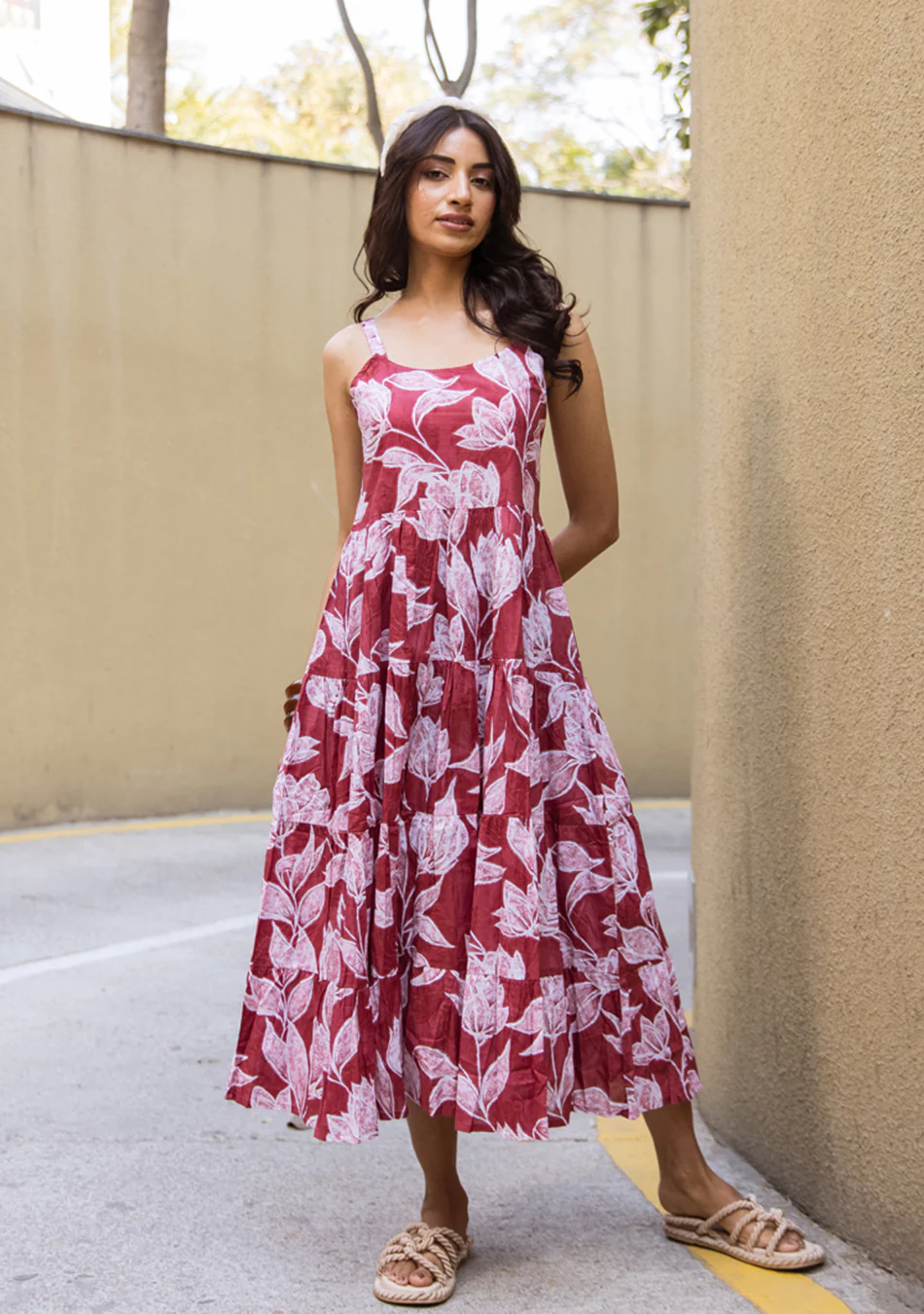 Aravalii Jardin Rouge Dress - Image 3