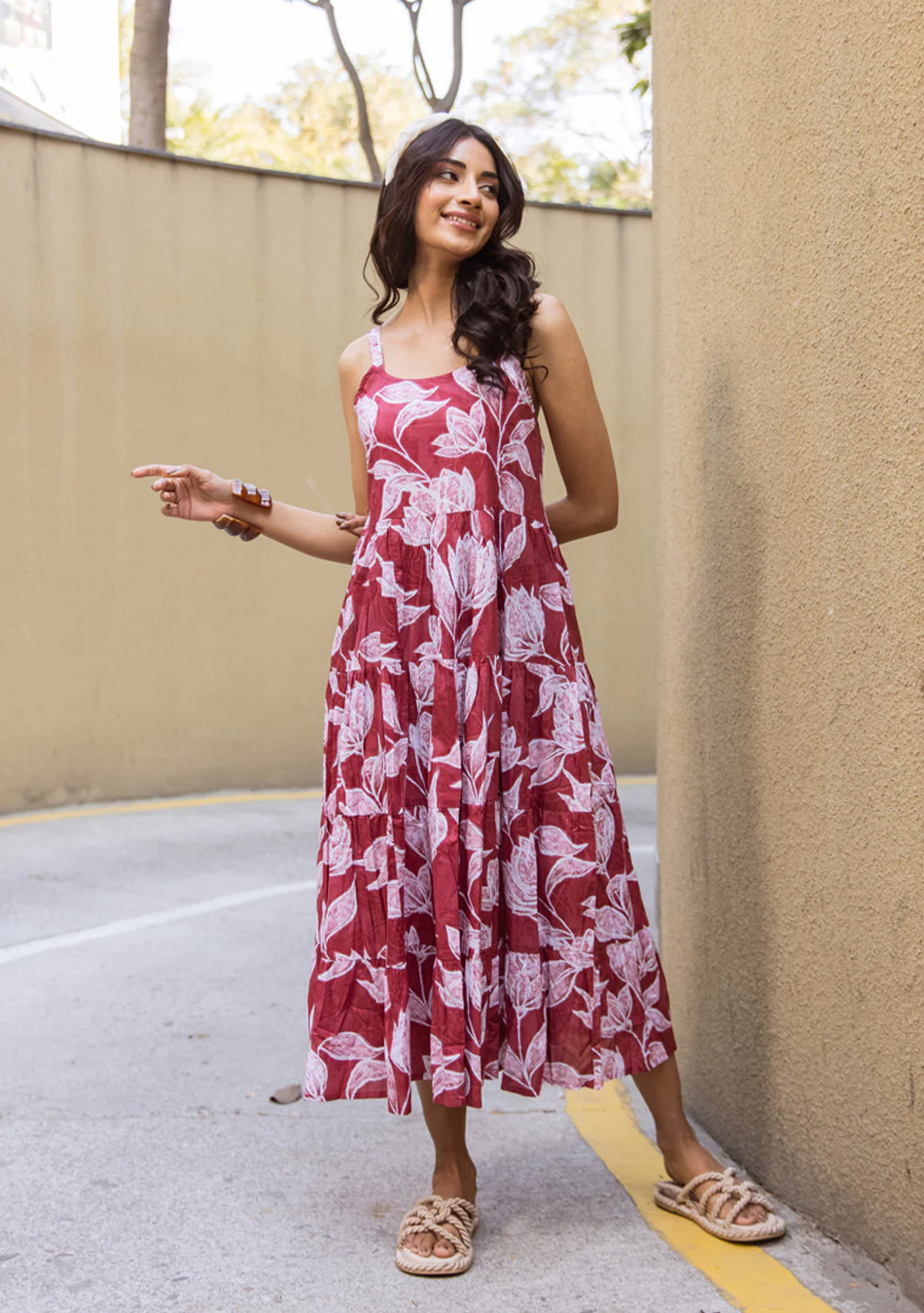 Aravalii Jardin Rouge Dress - Image 4