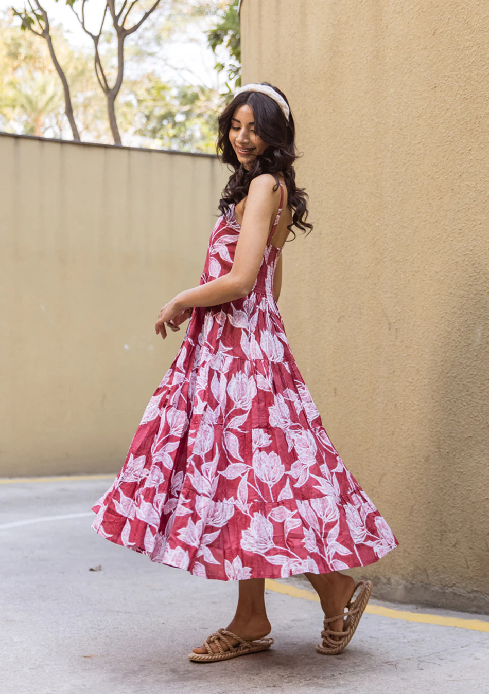 Aravalii Jardin Rouge Dress - Image 6