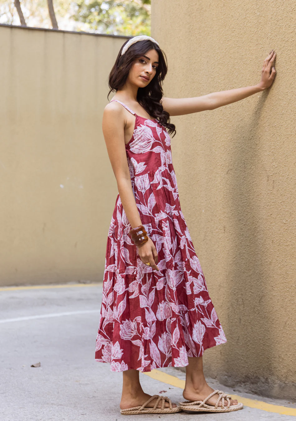 Aravalii Jardin Rouge Dress - Image 7