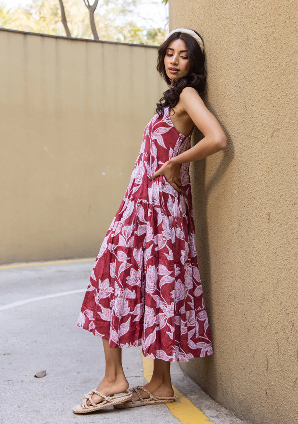 Aravalii Jardin Rouge Dress - Image 9