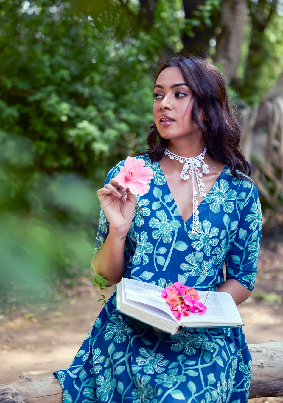 Aravalii Coastal Bloom Designer Dress - Image 7