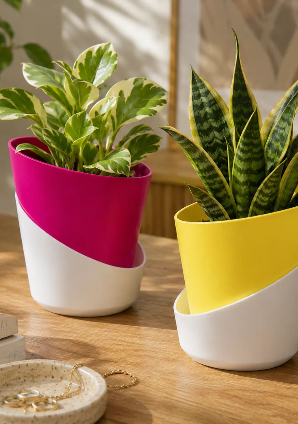 Self Watering Planter set of 2 - Image 3