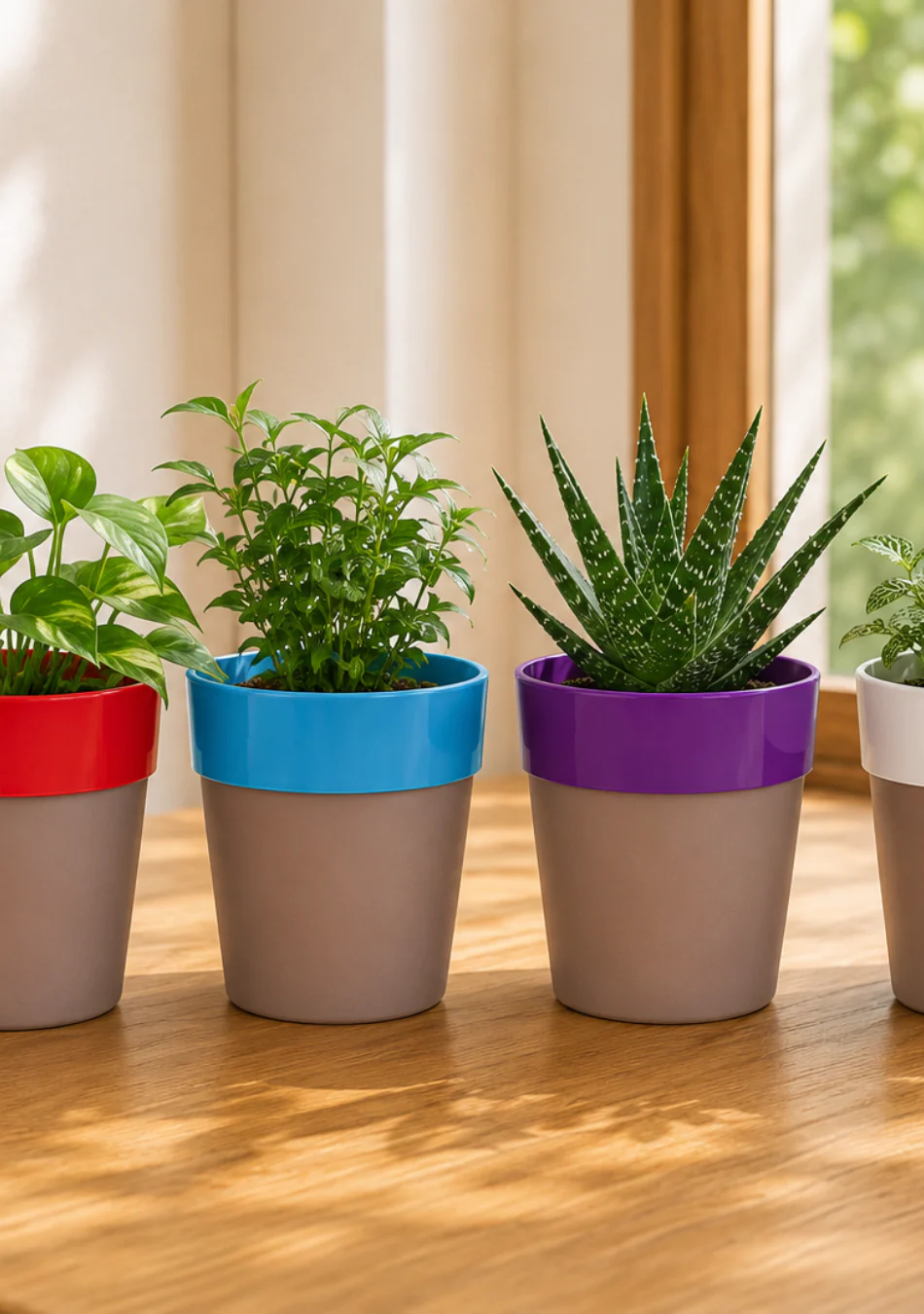 Sunny-side Planter Set of 4 - Image 3