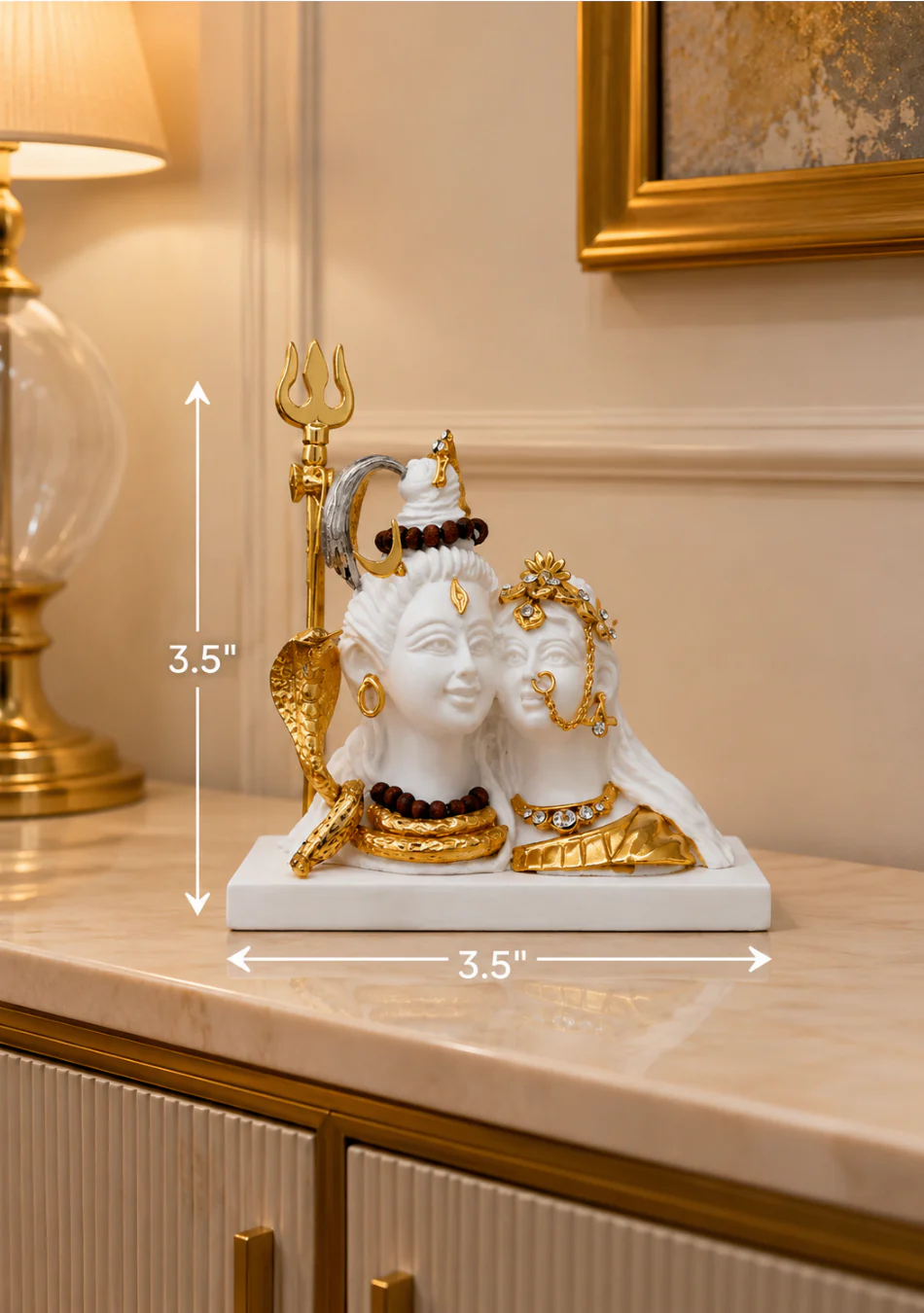 Aravalii Shiva Shakti Roop Figurine - Image 4