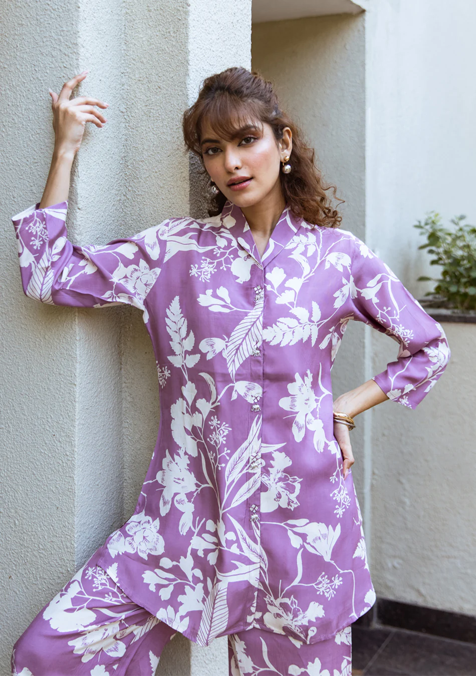 Silken Lilac Co-ord Set - Image 2