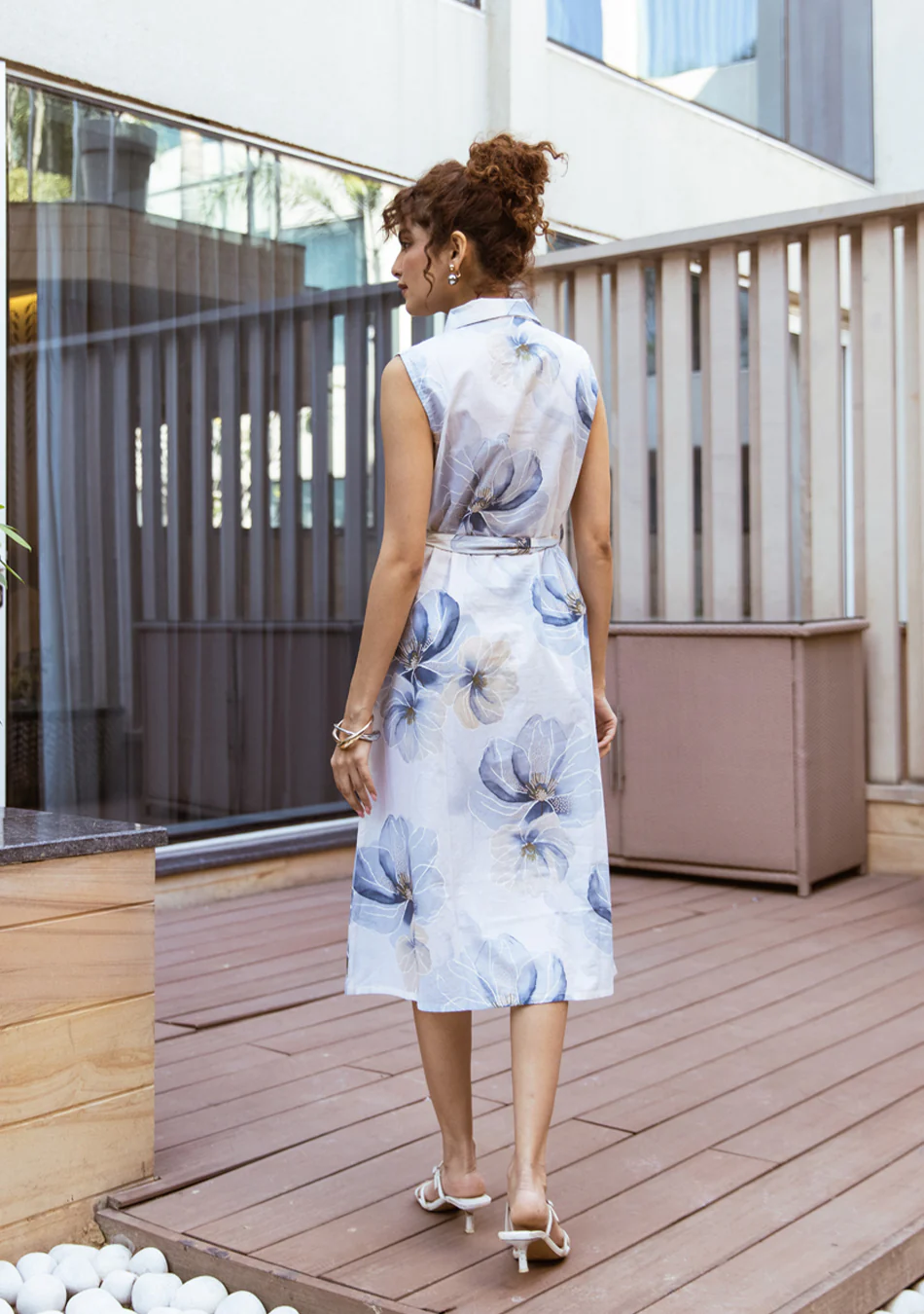 Aravalii Sky Petal Couture Dress - Image 3