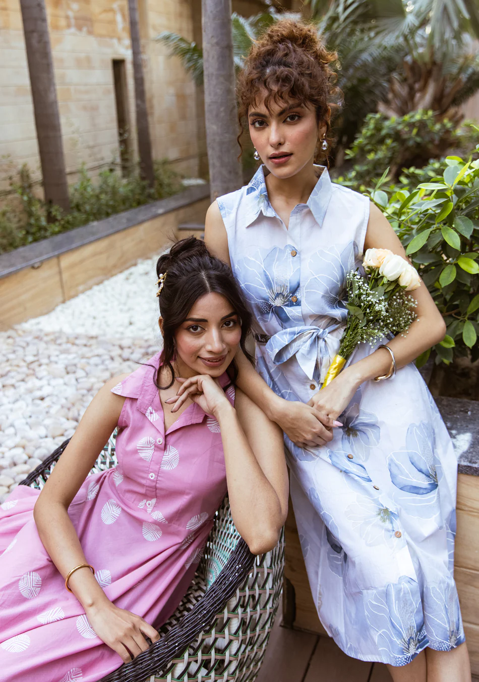 Aravalii Sky Petal Couture Dress - Image 9