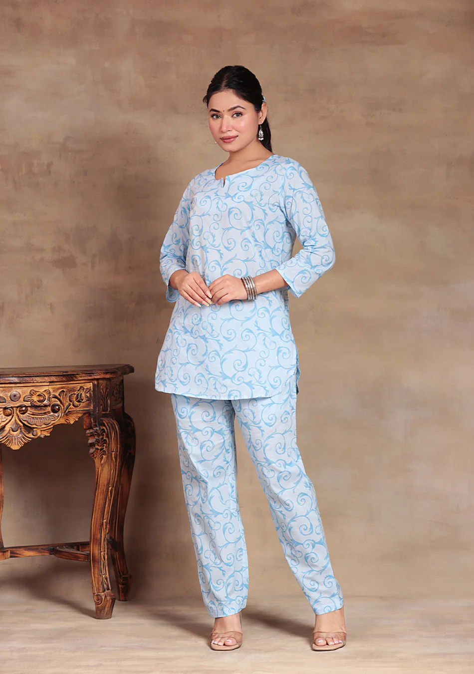 Sky Serenity Night Suit