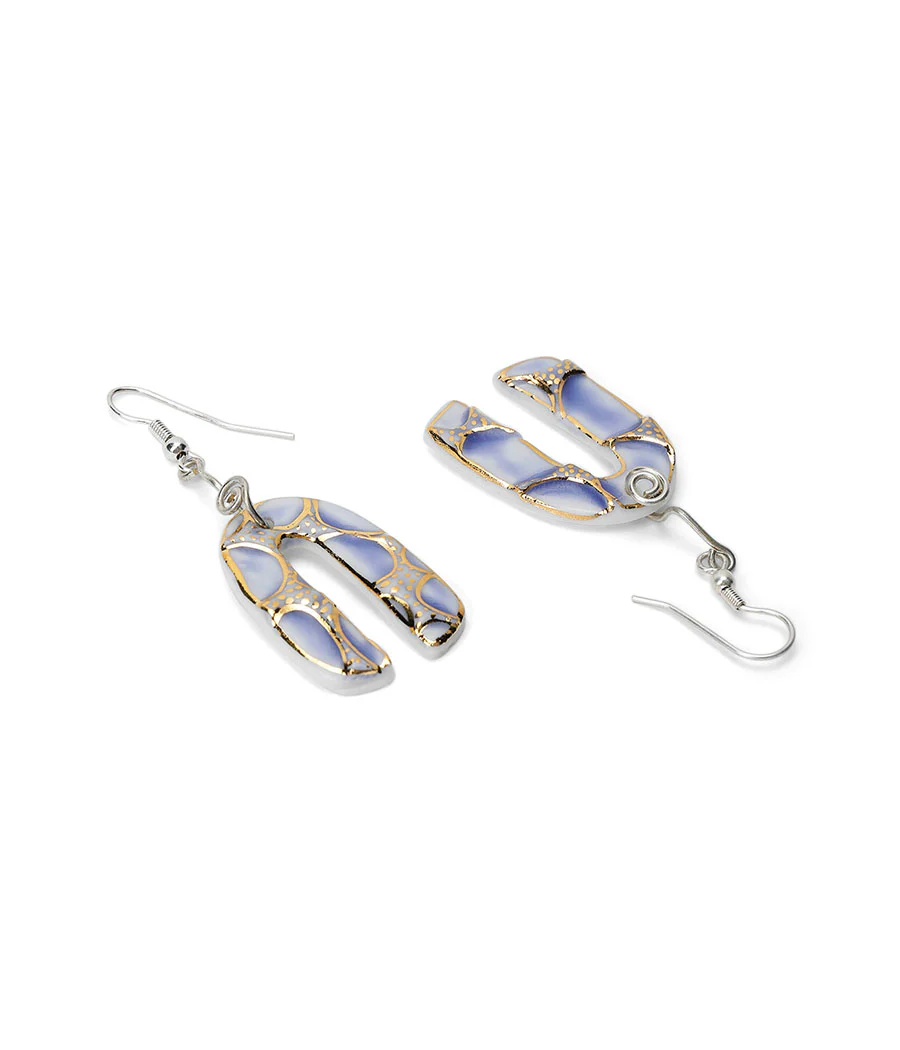 Skyline Curve Earrings Pendant Set - Image 5