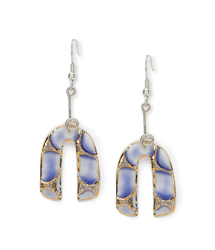 Skyline Curve Earrings Pendant Set - Image 6