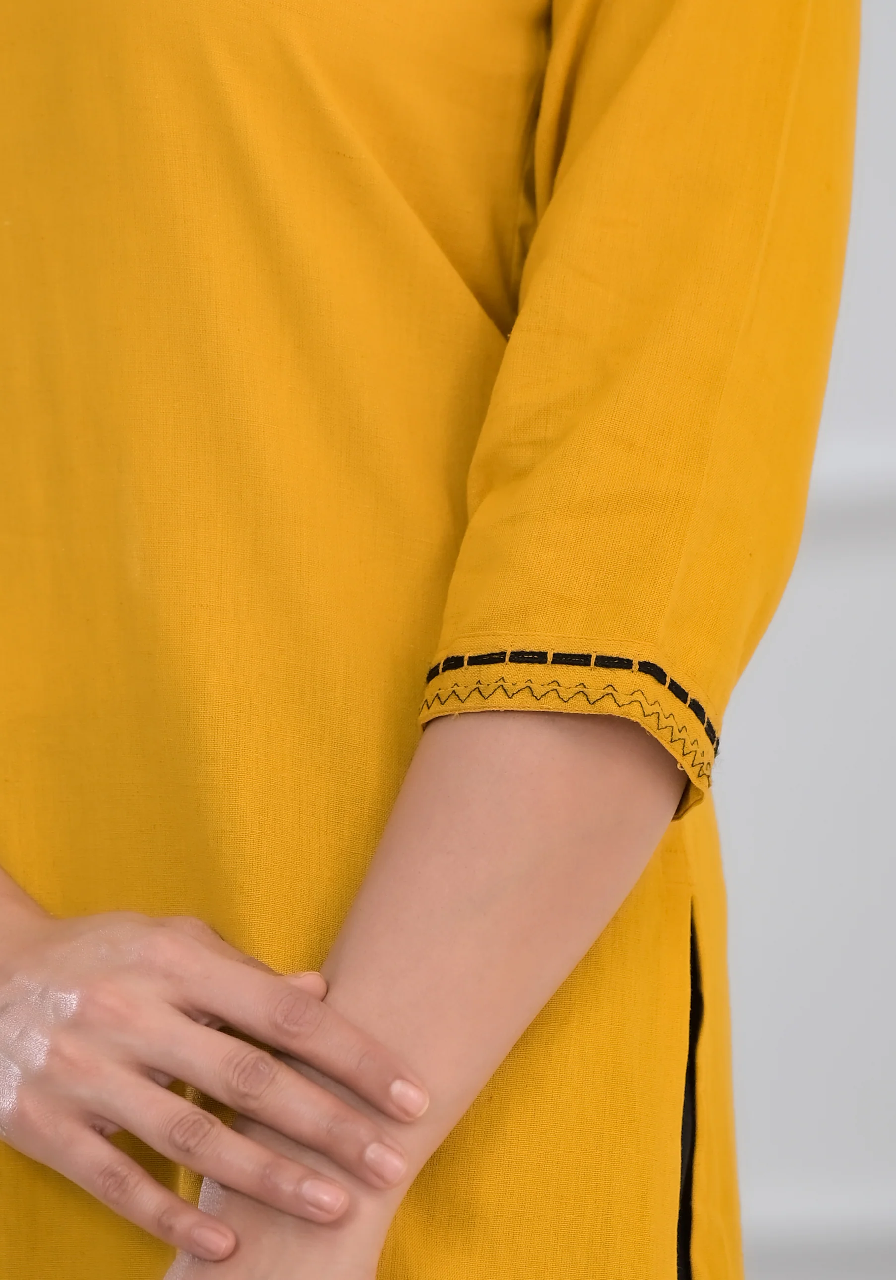 Saffron Ease Kurta - Image 4
