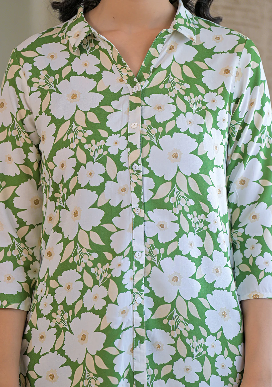Aravalii Spring Bloom Luxe Shirt - Image 10