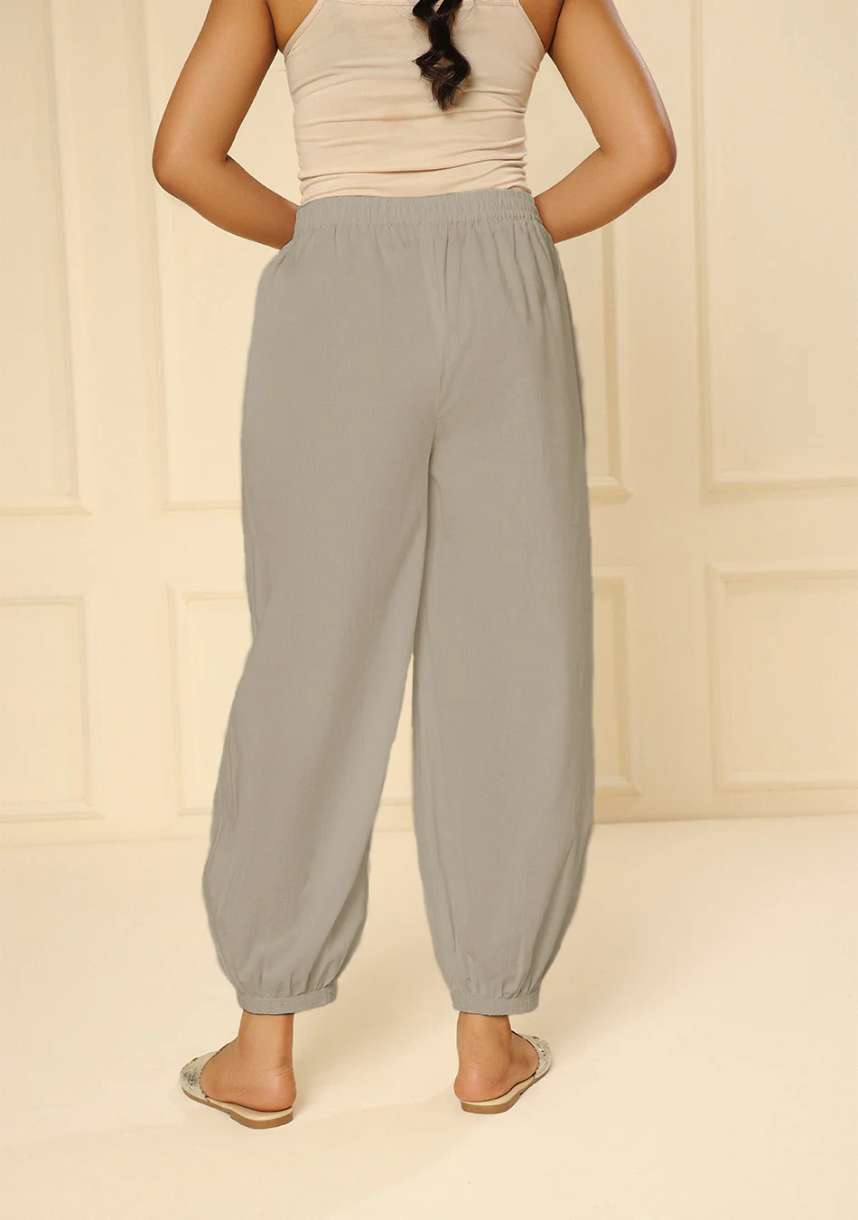 STONE EMBROIDERED LACE CUFF PANT - Image 3