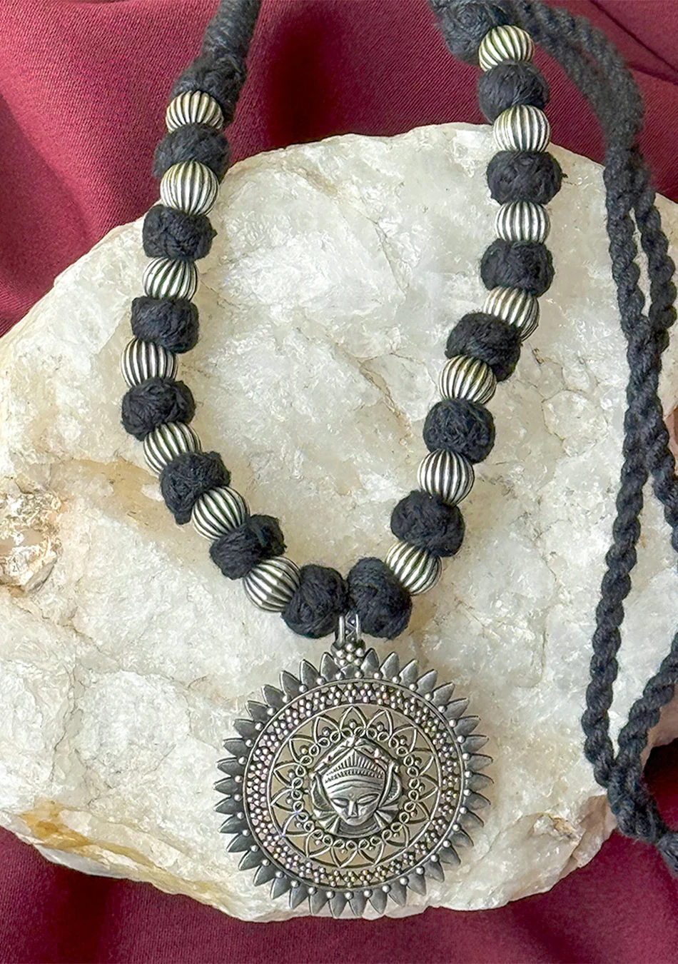 Sun-Kissed Visage Necklace - Image 3
