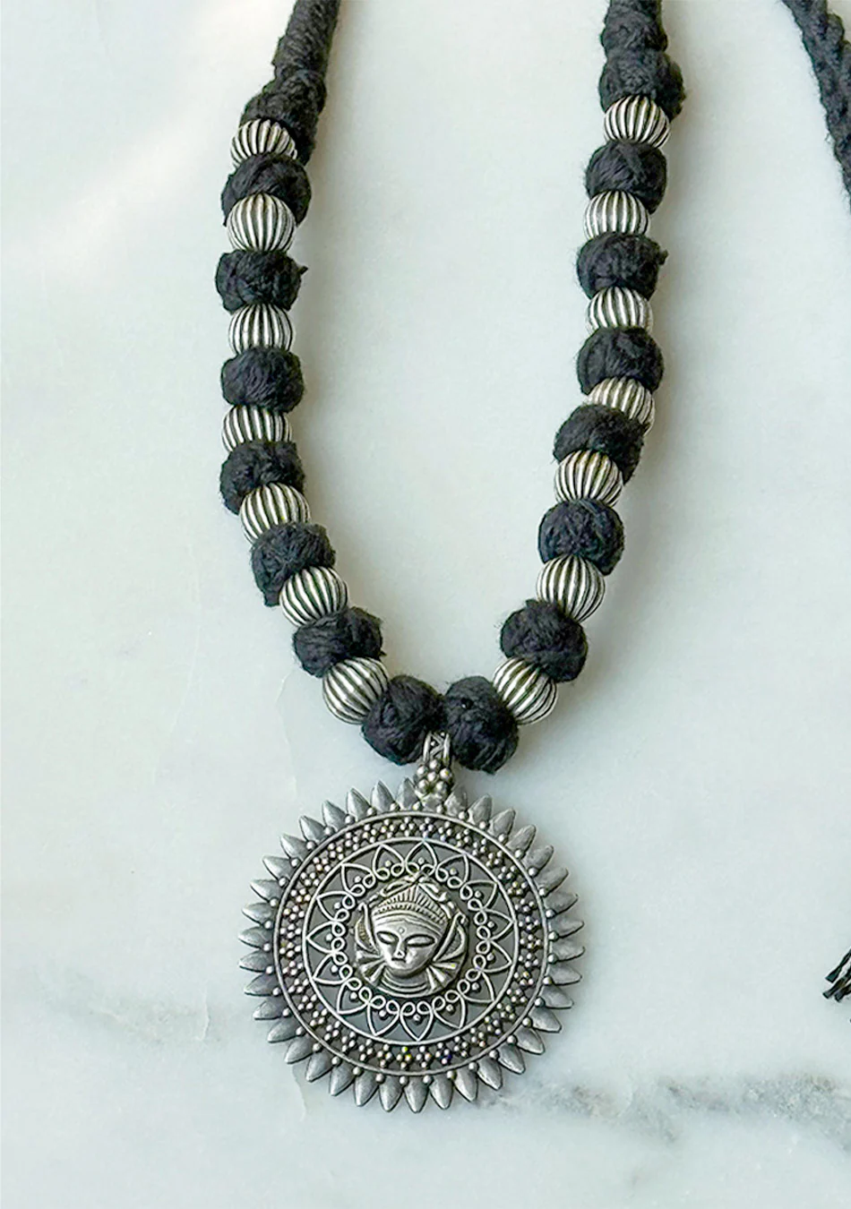 Sun-Kissed Visage Necklace - Image 5