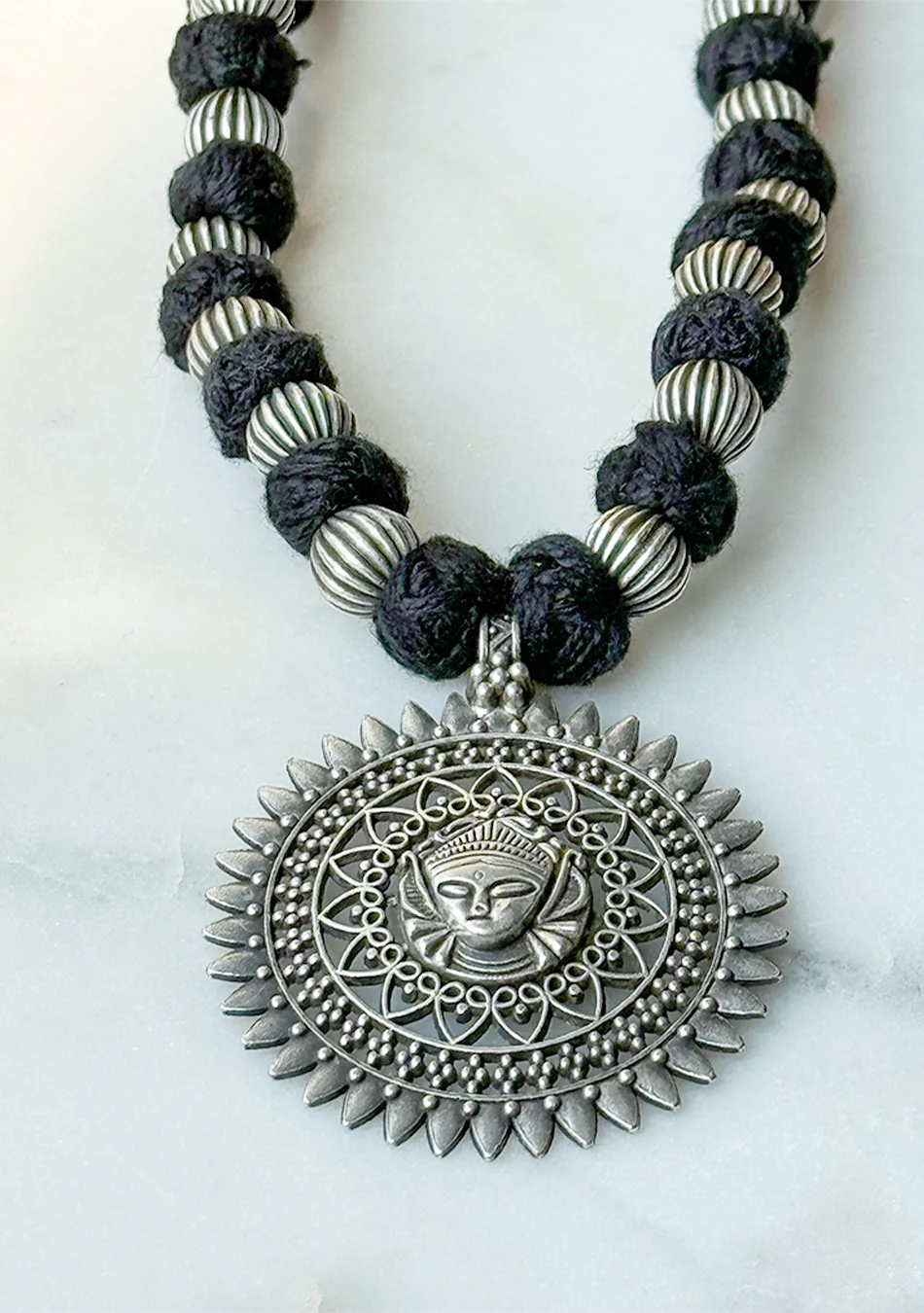 Sun-Kissed Visage Necklace - Image 6