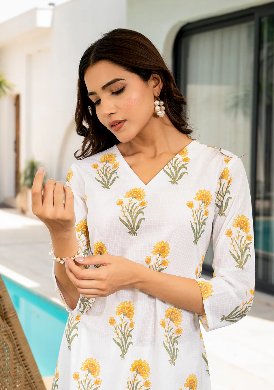 Sunflower A-Line Kurta - Image 2