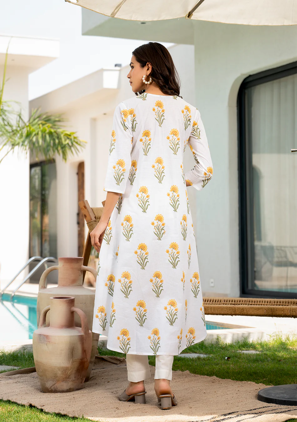 Sunflower A-Line Kurta - Image 6