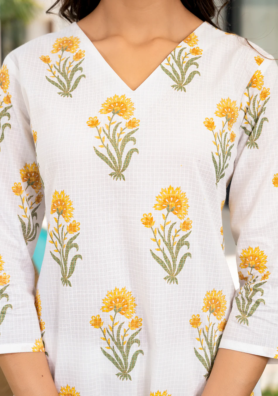 Sunflower A-Line Kurta - Image 7
