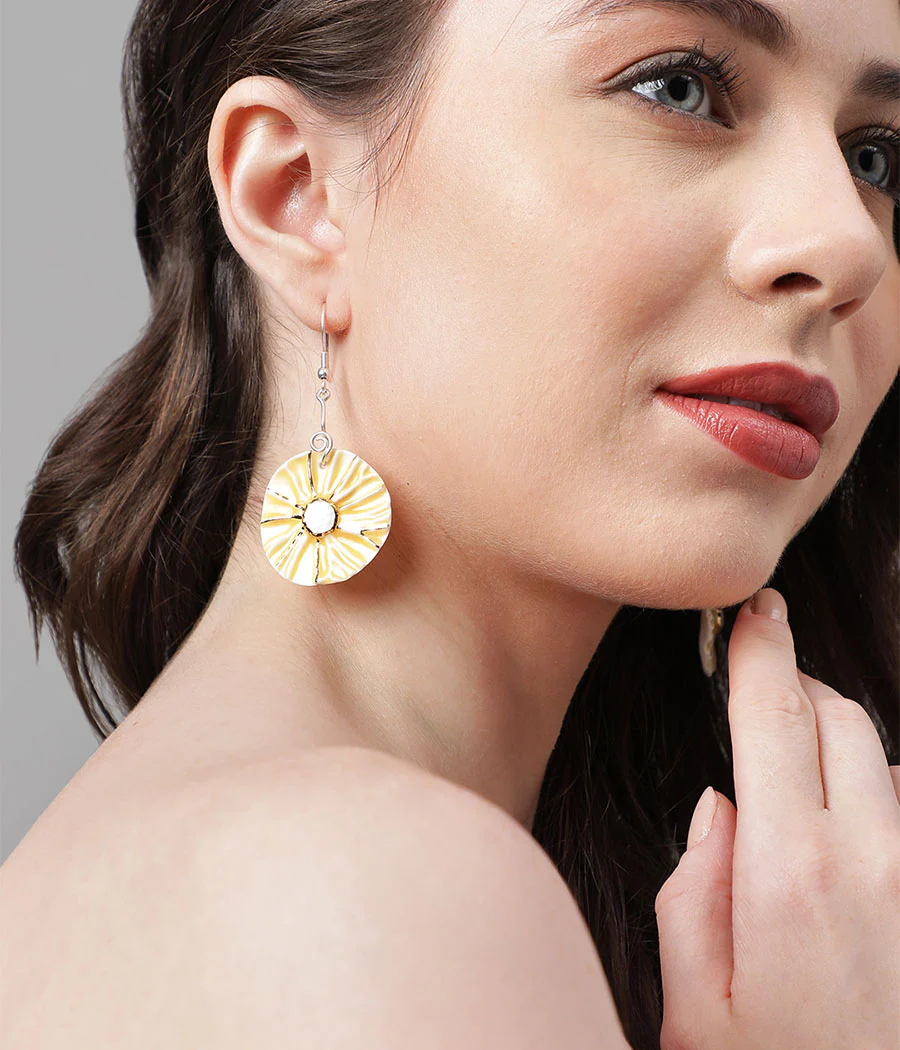 Sunflower Bloom Earrings - Image 2