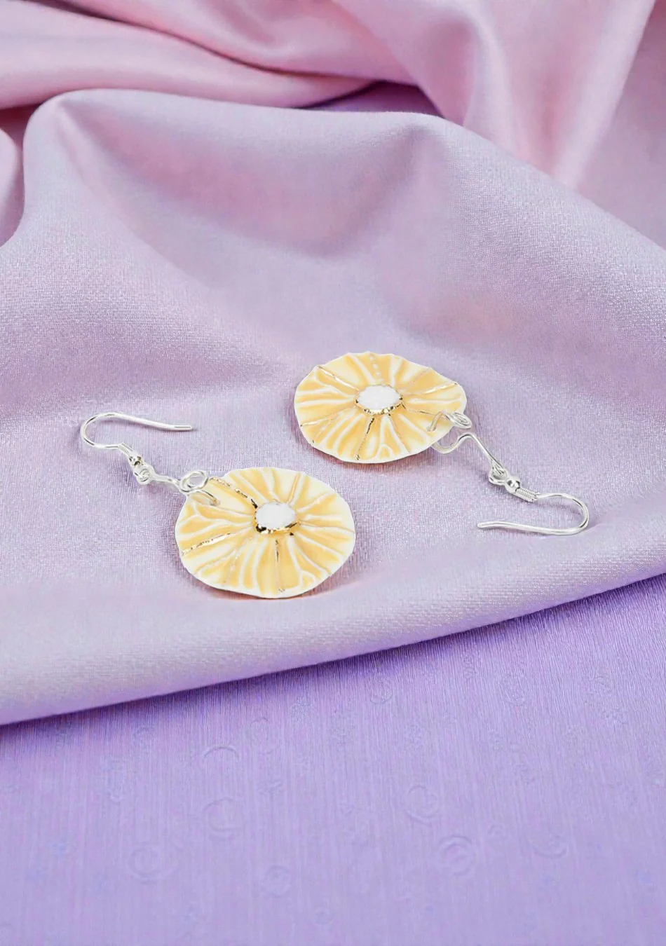 Sunflower Bloom Earrings - Image 3