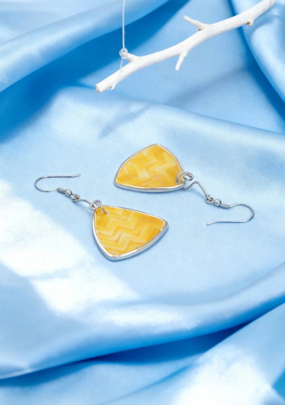 Sunny Triangle Earrings - Image 3