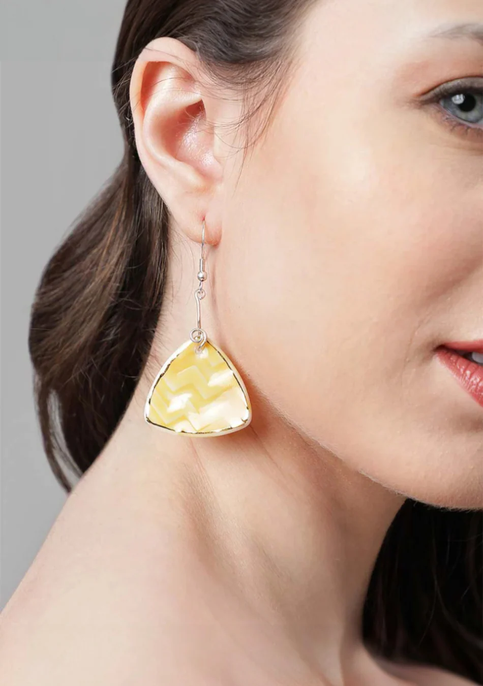 Sunny Triangle Earrings - Image 4