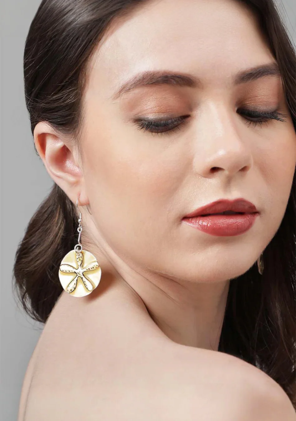 Sunshine Starfish Elegance Earrings - Image 6