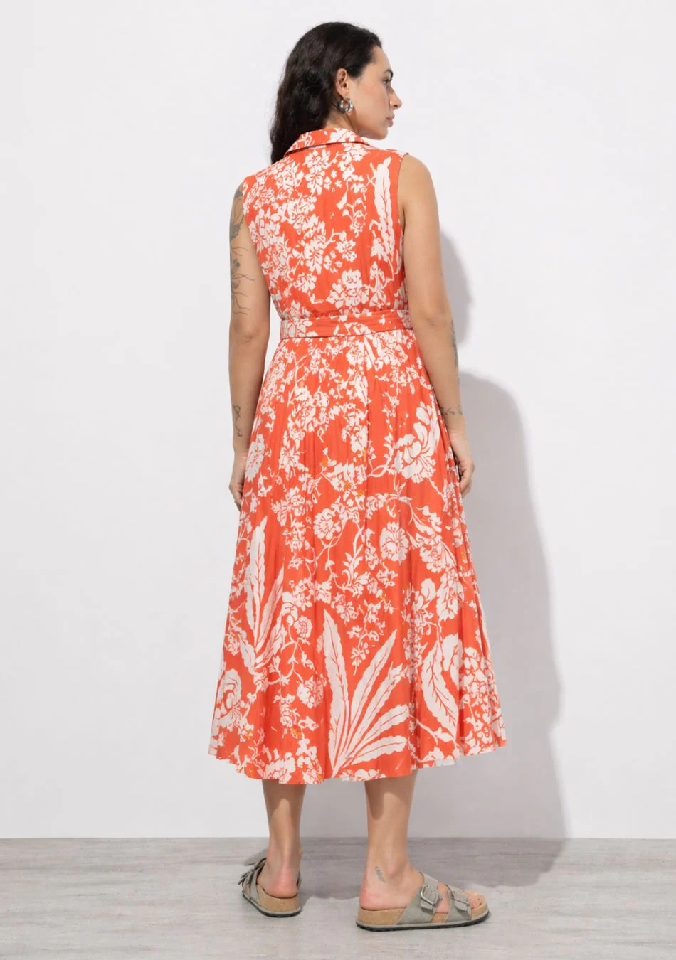 Aravalii Tangerine Soleil Dress - Image 4