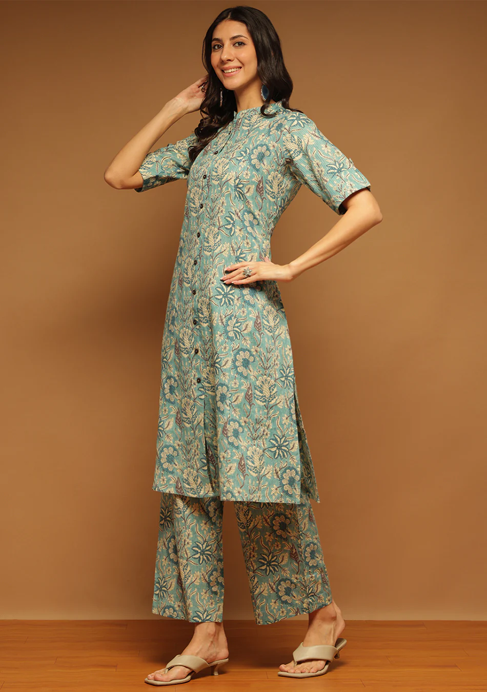Teal Meadow Co-ord Set - Image 4