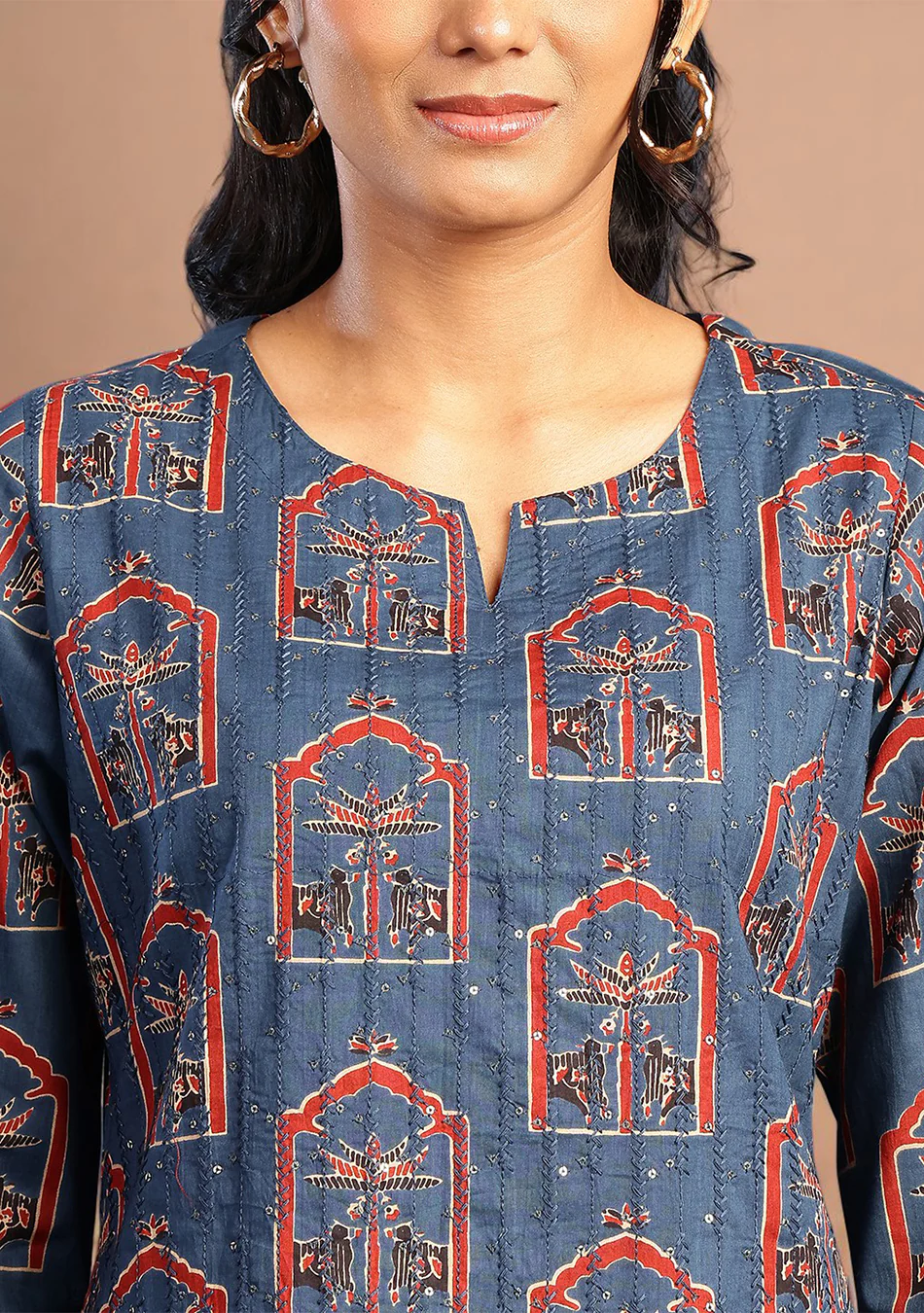 Aravalii Azure Mehraz Suit Set - Image 6