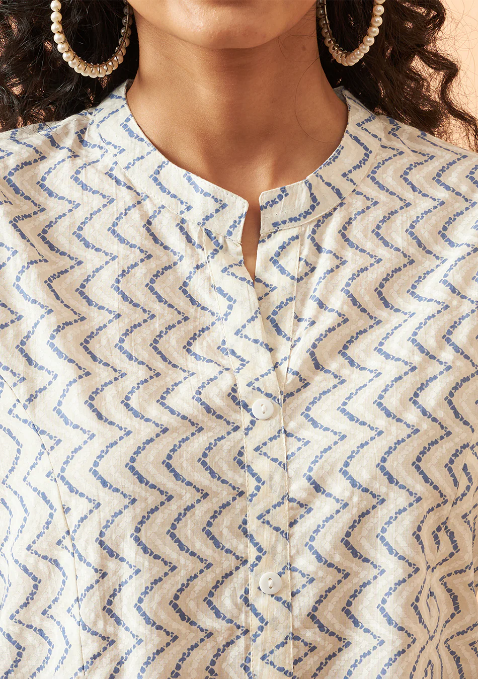 Aravalii Ivory Grace Tunic - Image 4