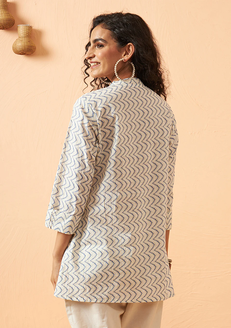 Aravalii Ivory Grace Tunic - Image 6