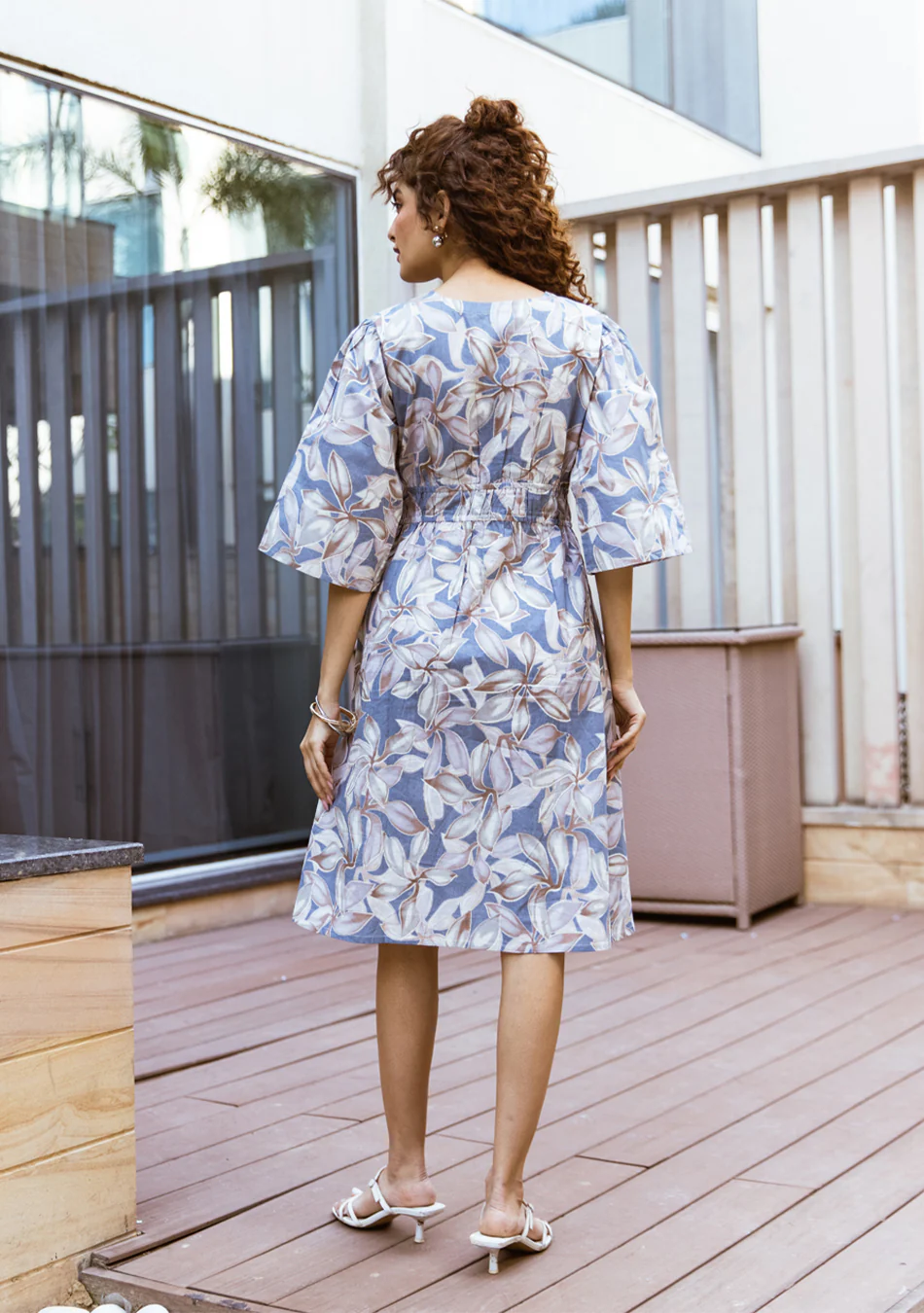 ARAVALII CELESTIA BLOOM MIDI DRESS - Image 8