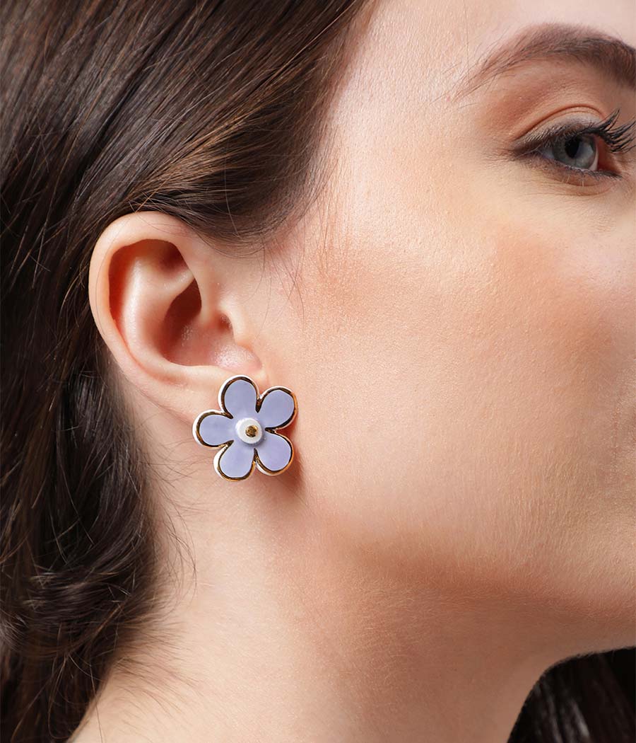 Twilight Petal Earrings and Pendant Set - Image 2