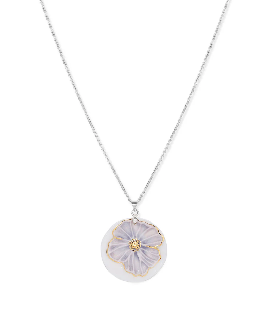 Twilight Petal Earrings and Pendant Set - Image 5