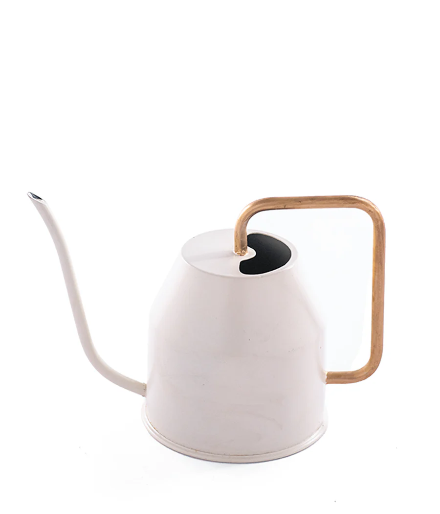 Watering Can/Kettle In Ivory/Gold Colour - Image 3