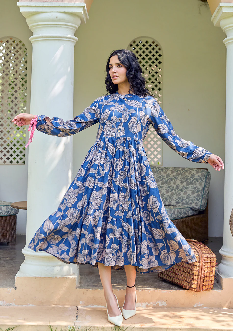 Indigo Jaipuri Dress - Image 2