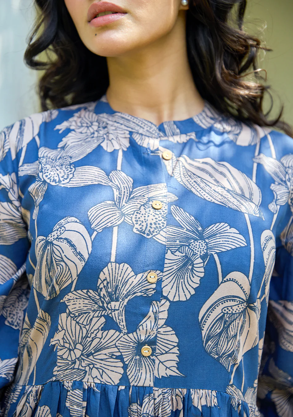 Indigo Jaipuri Dress - Image 6