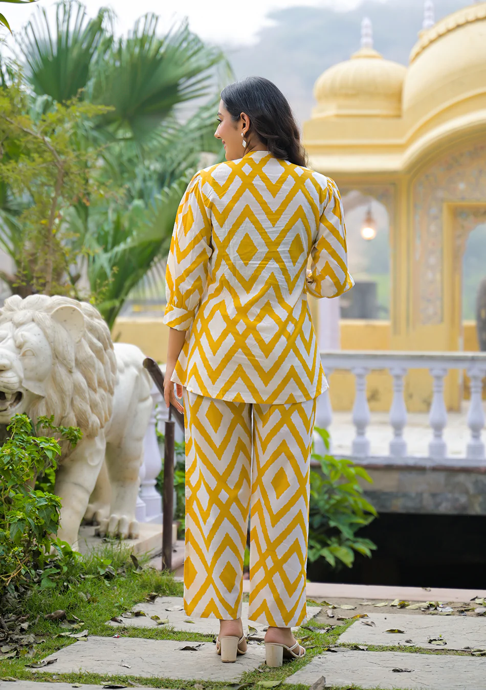 Aravalii Golden Paloma Co-Ord Set - Image 2